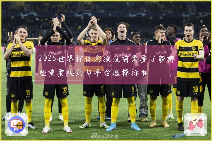 2026世界杯体彩投注前需要了解哪些重要规则与平台选择标准